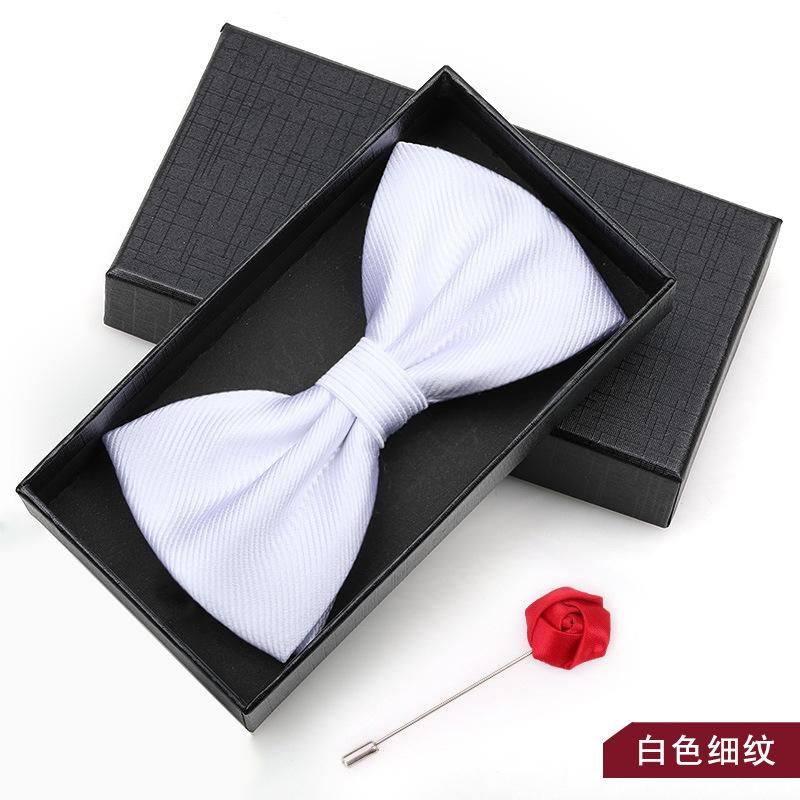 Bow Tie Men'S Wedding Groom Best Man Red Suit Shirt British Brothers Korean Bow Women'S Gift Box