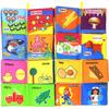 Baby Soft Cloth Book 0-36 Month Montessori Early Educational Toys for Kids Fruits Animal Numbers Food Cognitive Book for Toddler