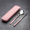 Portable 410 Stainless Steel Spoon and Chopsticks Set