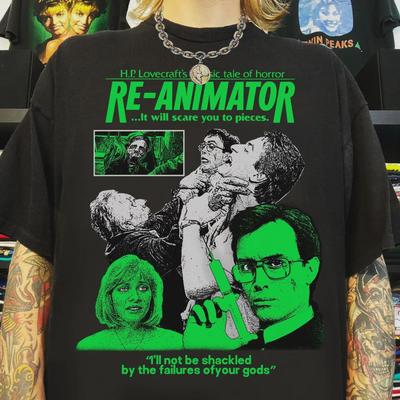 Re-Animator 1985 Film T-Shirt – 80er Jahre Horrorfilm T-Shirt, Re Animator T-Shirt, Dr. Herbert West