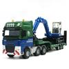 1/50 Trailer Truck Excavator Forklift Alloy Car Diecasts & Toy Vehicles Car Model Miniature Scale Model Car Toys for Children