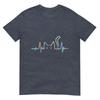 Heartbeat Cat Lover Animal Silhouette Cute Cat Tshirt