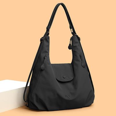 Modische Multifunktionale Umhängetasche Hohe Kapazität Nylon Hobo Tasche Wasserdicht Verstellbarer Gurt Crossbody Messenger Bag Einkaufen