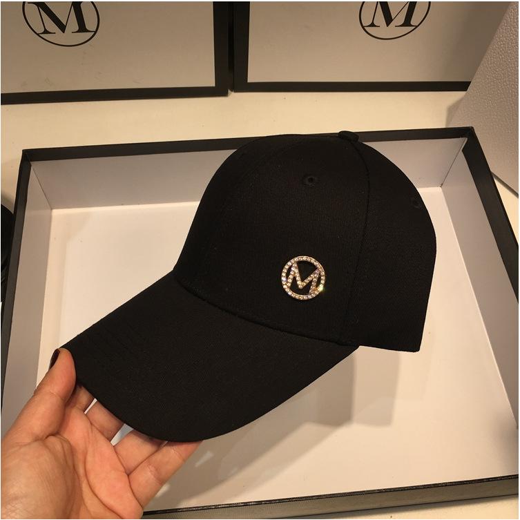 French M standard cap women's spring summer sunshade baseball cap men ins Internet celebrity versatile hat trendy hat