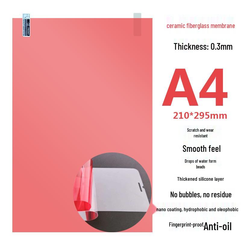 A4 Nano Shield Explosion-Proof Anti-Static Anti-Fingerprint Phone Film
