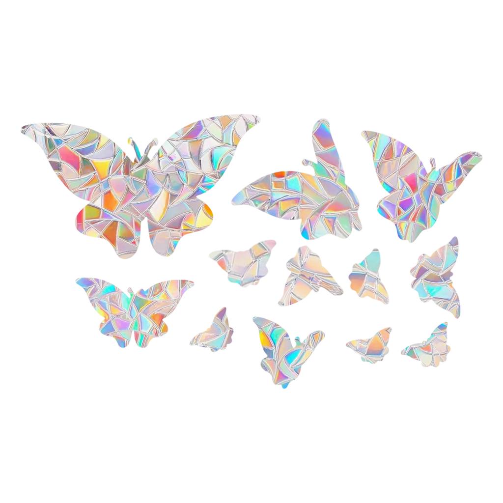 Brightening Room Bird Protection Anti-Collision Decal Bird Safety Stickers Effortless Sticking High-Quality PVC