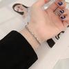 Silver-plated retro old-fashioned handmade snake bone bracelet, men's and women's versatile ethnic style, now trendy couple personality