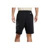 Nike Letter Pattern Design Comfortable Versatile Mid-Waist Three-Quarter Shorts Men Shorts Black FZ0819-010