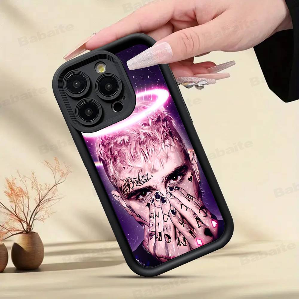 

Чехол для телефона певца-рэпера L-Lil Peep для iPhone 17 16 15 14 13 12 11 Pro Max Mini Plus Мягкая задняя крышка из ТПУ iPhone 13pro max