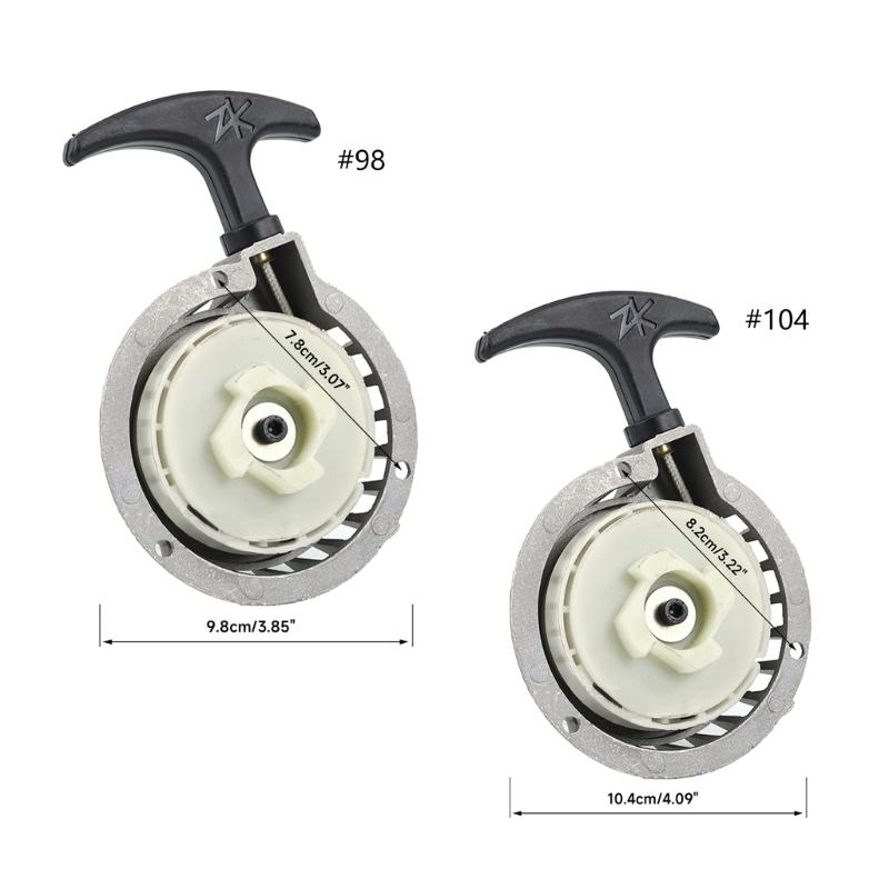 Avviamento a strappo in alluminio Parte per moto da cross a 2 tempi da 47-49 cc