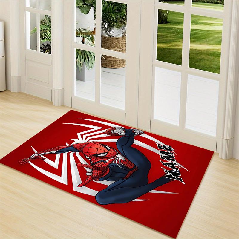 Custom Name "Spider-Man: Wonder" Carpet Rug Customizable Soft Washable Anti-Slip Home Living Room Sofa Mats Personalized Rug. 0909299
