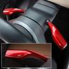 1Pair Car Gear Shift Cover Steering Lever Handle Protection Shifter Shell Shift Knob Cover Accessories For Tesla Model 3 Y