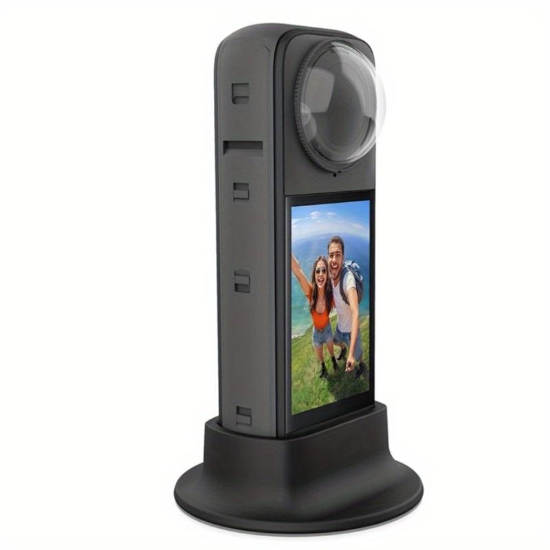 Silicone Desktop Base for Insta360 X4/X5 Silicone Stand Base Protective Holder for Insta 360 X4 X5 Action Camera Accessories