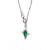 Exclusive Design Cross Necklace for Men - High-end and Luxurious Titanium Steel Pendant with Snake Bone Chain for Men