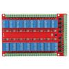 Isolated Type 16 Channel Relay Module Interface Board HighLow Level Trigger (DC 12V)