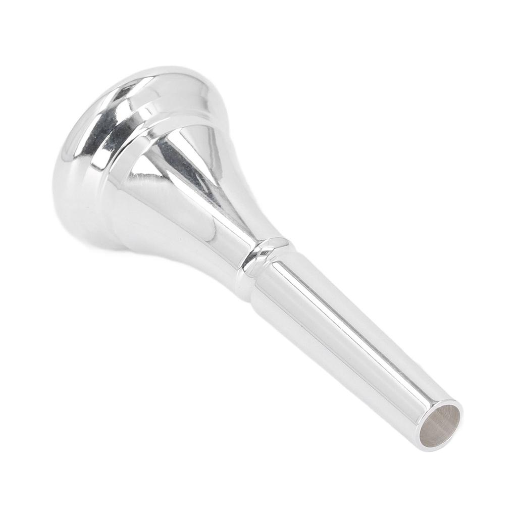 Mundstück für Waldhorn Metall Versilbert Standard Waldhorn Mundstück Ersatz für Anfänger