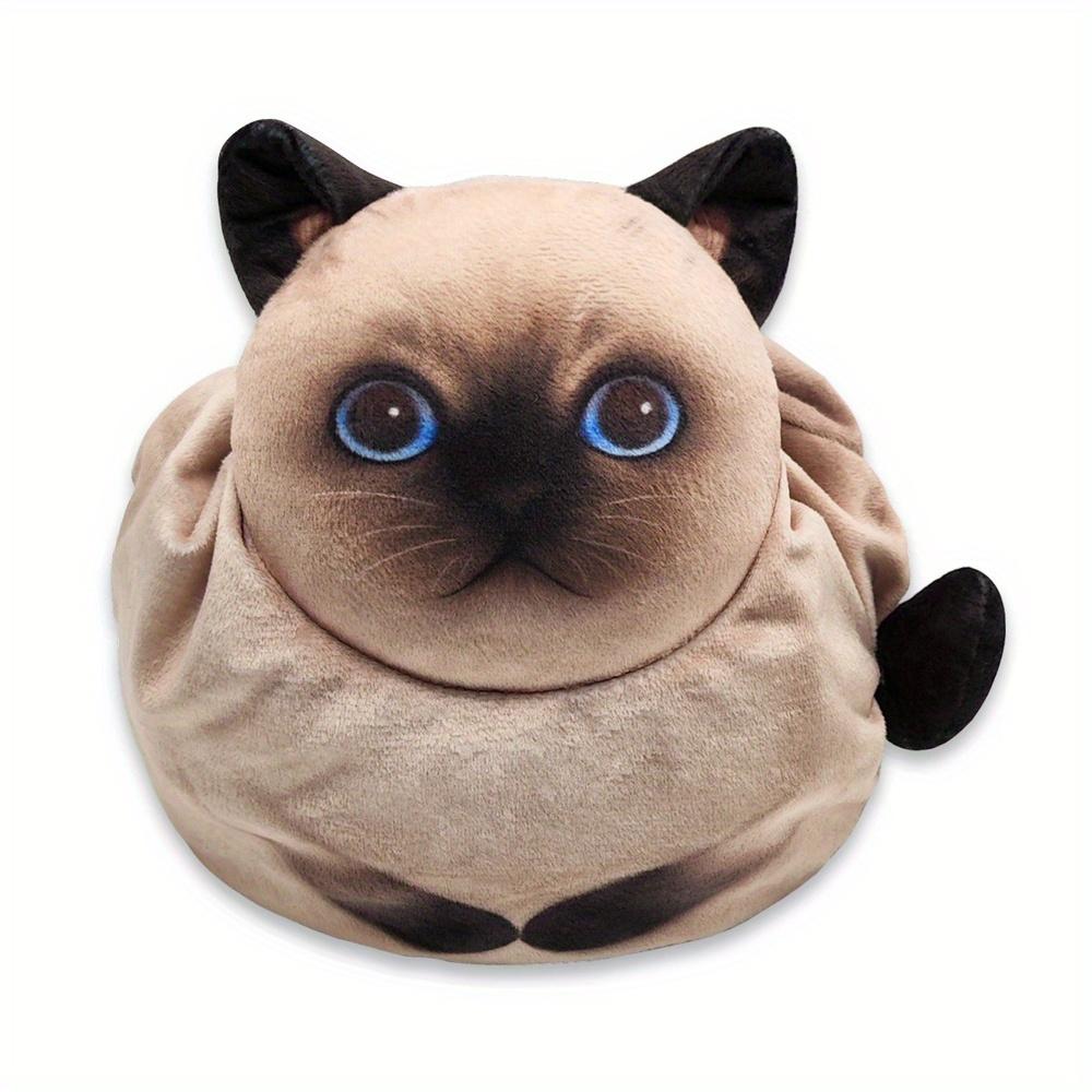 Милая сумка для макияжа в форме кошки Дорожная сумка для хранения с завязкой Большая вместимость Сумка для хранения косметики и аксессуаров