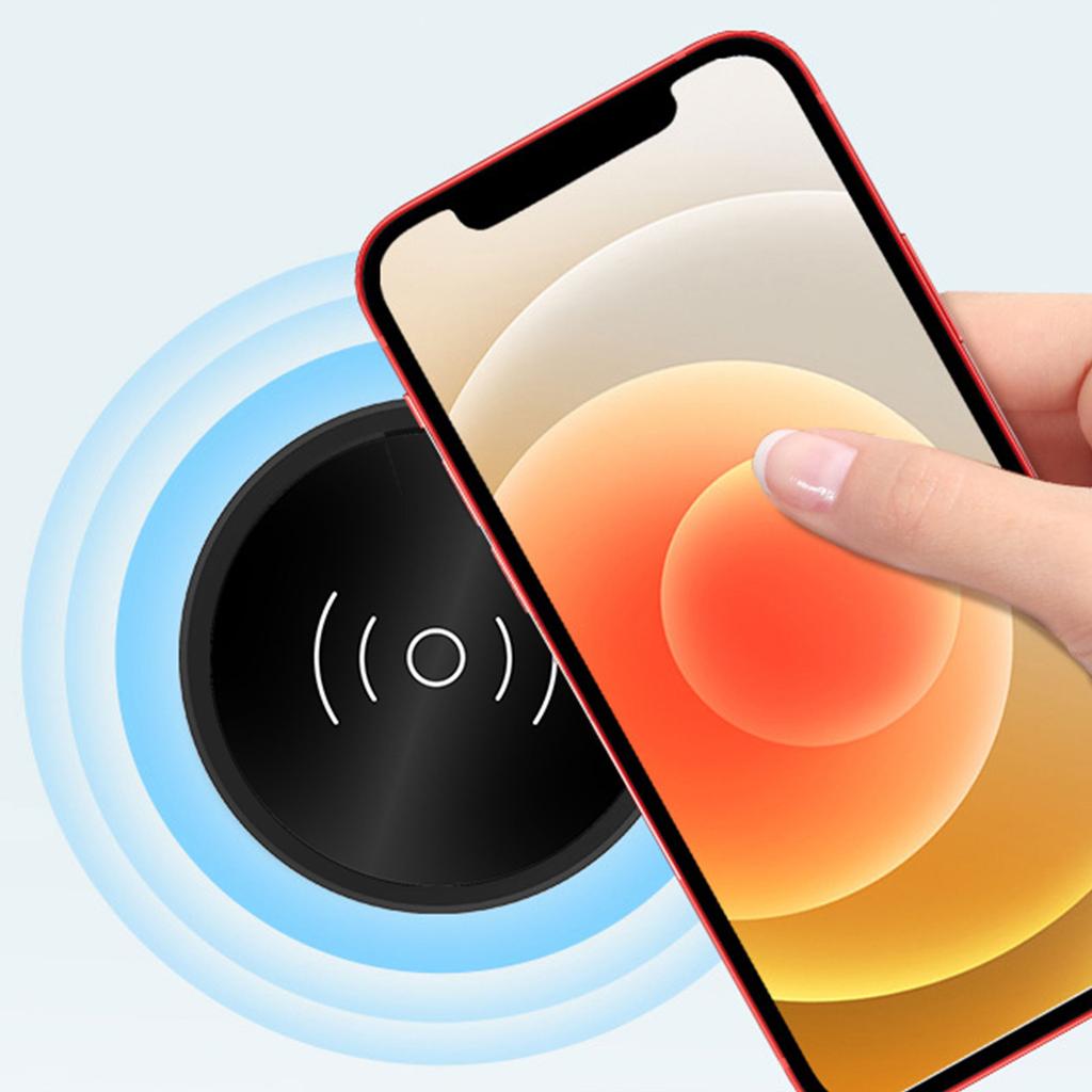 15W Desk Embedded Wireless Charger for Phone 15 S22 Counter Desktop Bedside Table Furniture Office Smartphones Charger