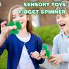 Fidget Toys,Trefoil Hand Sensory Toy,Green Textured Fidget Spinners , Office Anxiety Relief Desk Toy, Classroom Prize Valentines Day Gifts for Kids