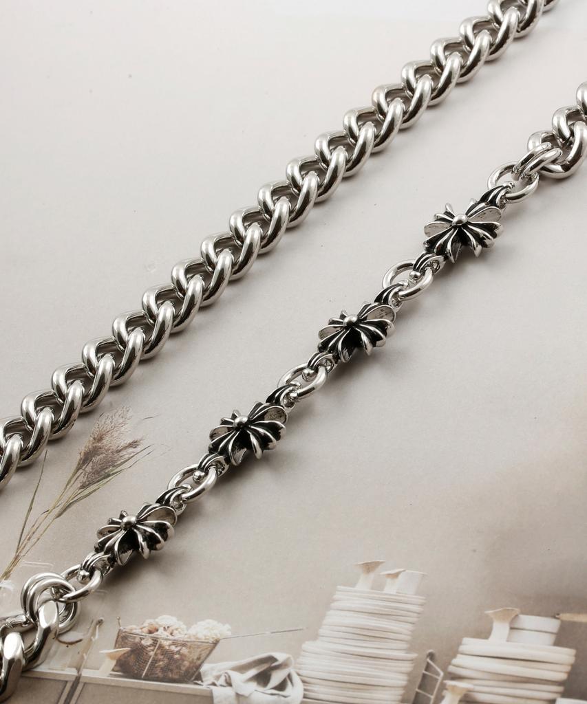 SHOVEOFF Svc-539 Handmade Cross Mix Fashion Pants Chain