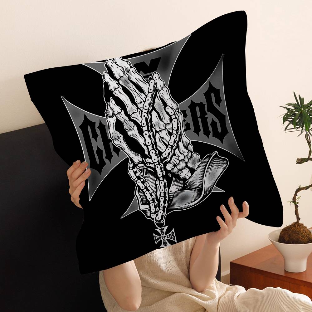 West C-Coast C-Choppers Cushion Cover Car Throw Pillow Case For Sofa Car Christmas Gift 40x40cm 45x45cm