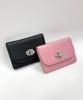 Jillstuart Acc [Aube] Leather Orb Decoration Accordion Card Holder 2 Colors