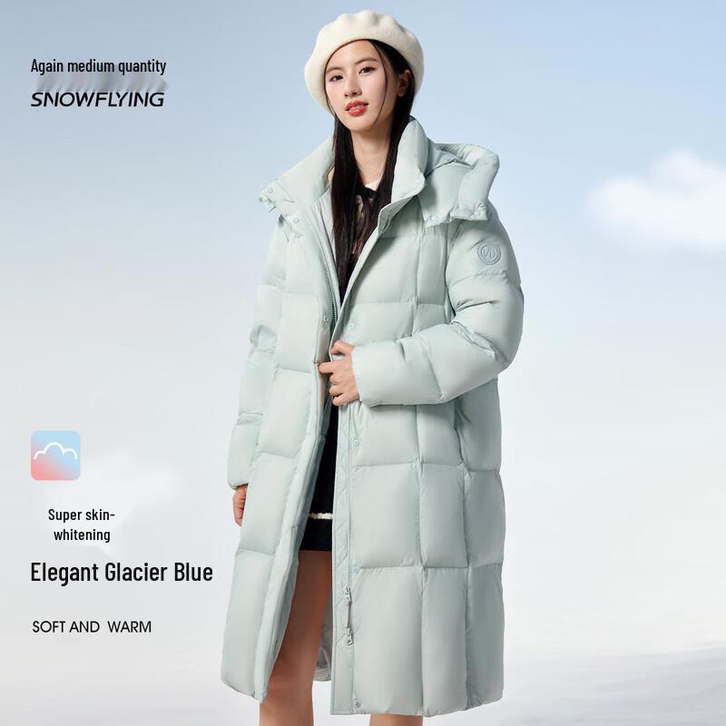 XueZhongFei Women's 2025 Mid-Length Sporty Down Jacket