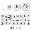 Christmas Tile Decoration Stickers Kitchen Oil-Proof Stickers Bathroom Bedroom Renovation Wall Stickers European Style Self-Adhesive Wall Paper