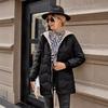 2025 Autumn and Winter New Style, Medium To Long, Fashionable, Hooded, Slim Fit, Plush, Cotton Jacket, Warm Top, Outerwear, Easy To Clean