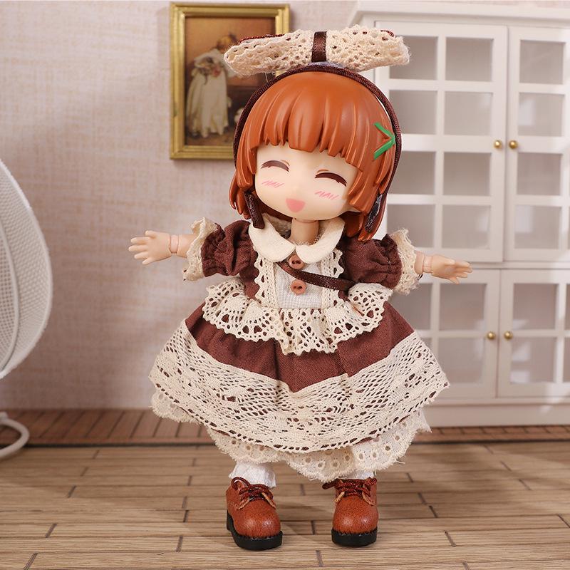 Halle Animation Ob11 Doll Coffee Candy Outfit, Fits 12-Point BJD