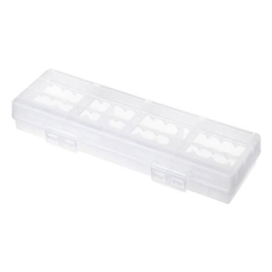 SANWA SUPPLY Battery Case and AAA Large (AA Compatible, Capacity, Clear) DG-BT6C