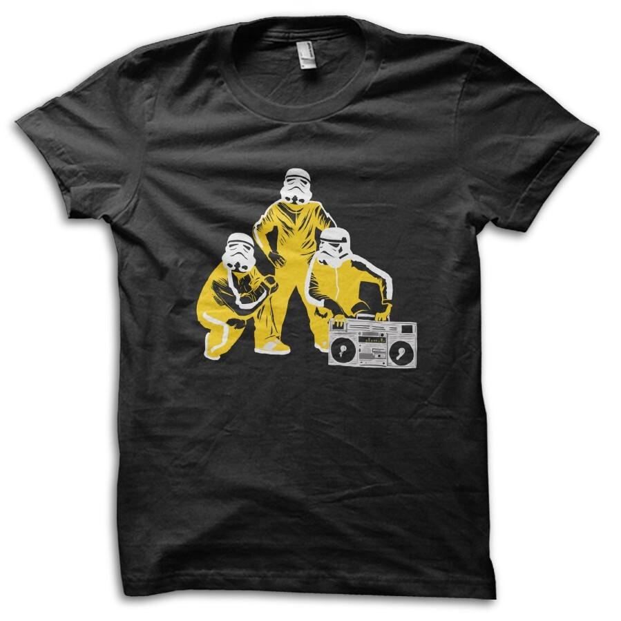 Stormtrooper Hip Hop Vader Parody Sci-Fi Inspired by Star Wars T-shirt M5634 S