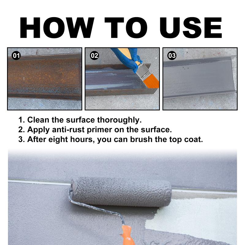 Multipurpose 100ml Rust Remover for Iron Metal Surfaces with Conversion Agent for Home DIY Garage