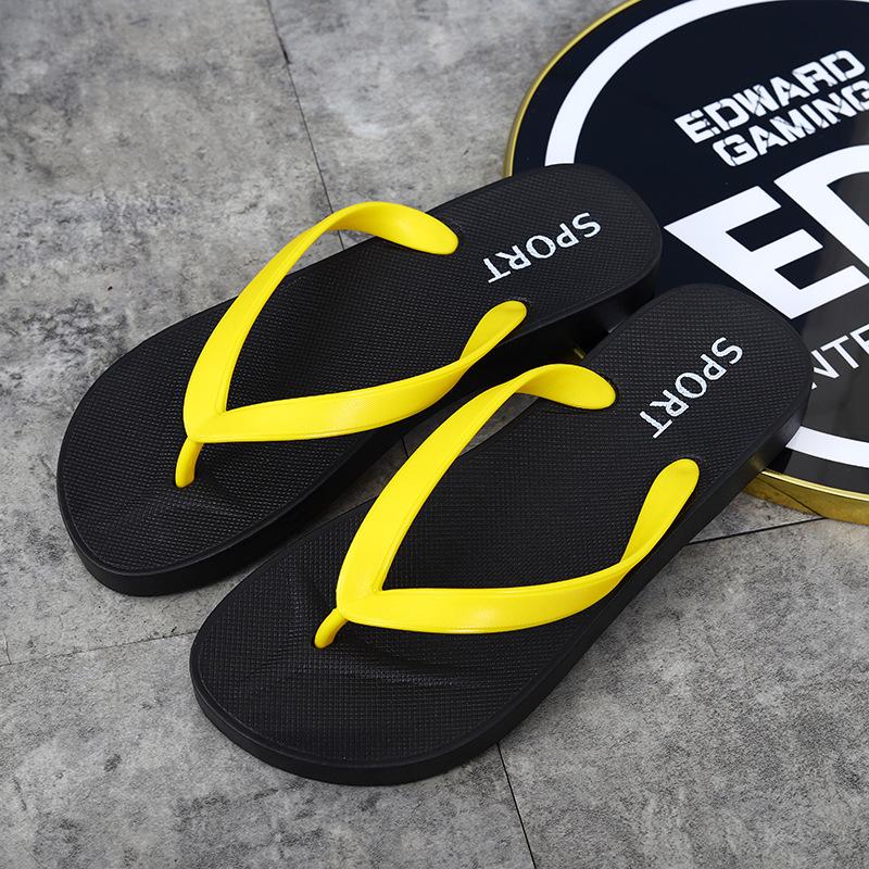 Trendy Summer Beach Flip-Flops: Couples' Non-Slip Bathroom and Sand Slippers