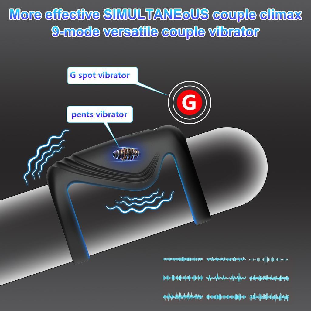 APP Remote Control Wearable Penis Sleeve Cock Ring Vibrator Men Couples Vibrating Rings Penis Delay Trainer Stimulator Sexy Toys Delayed ejaculation