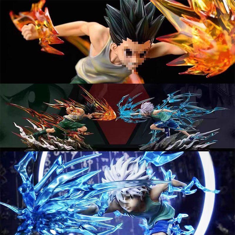 Hunter x Hunter Killua Zoldyck & Ging Freecss Sprinting Scene Figurine Ornament Gift.