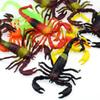 1PCS Tricky Spoof Horror Animal Soft Plastic Insects Toys Model Spider Scorpion Lizard Locust Animals Figures Office Prank Toys