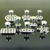8 Size with 8pcs Auto PDR Tool Kit Aluminum Glue Puller Tabs for Car Dent Paintless Repair Dent Removal Hand Tools Sucti