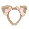 Realistic Gray Animal Ear Hairband Elastic Design For Role Play And Daily Wear Photo Props