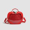 Cotton Doll Bag Kawaii Fruit Itabag PU Fashion Backpacks Multifunction Transparent Pocket  Outdoor