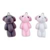 Stylish Bear Charm Keychain Soft Bag Pendant Bear Charm Alloy Texture Key Adornment Suitable for Various Occasion
