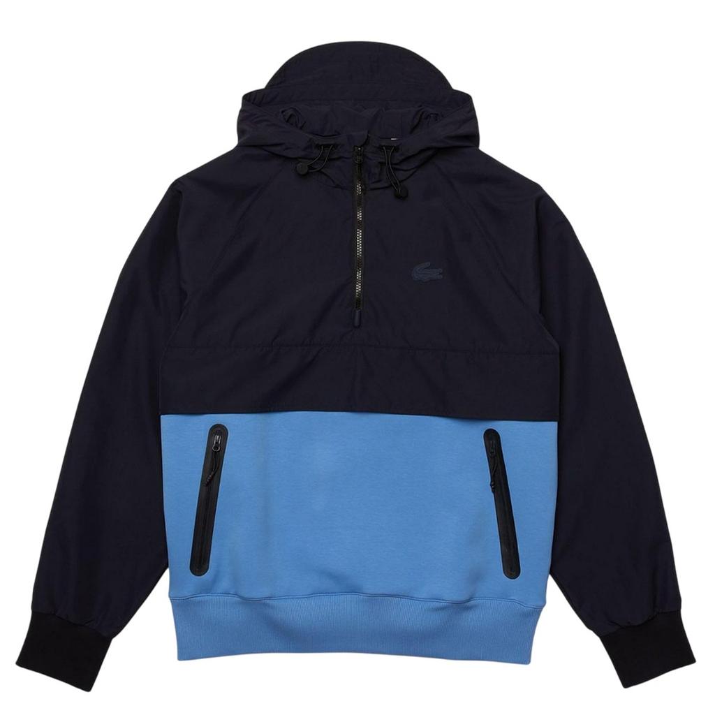 Lacoste Men's Dual Material Pull Over Jacket