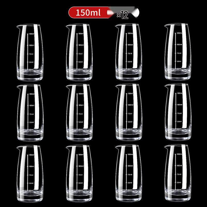 Handmade Calibrated Glass Wine Decanter & Dispenser Set