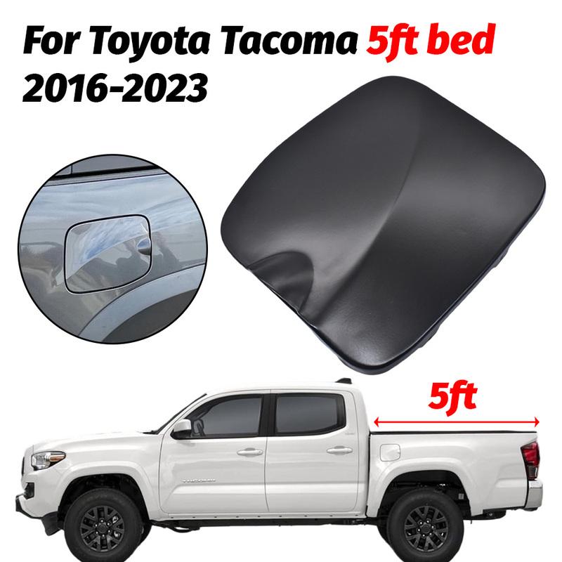 For Toyota Tacoma 5ft Bed 2016-2023 Black Fuel Gas Tank Filler Door Lid Cover Flap Cap 77305-04080 Replacement Car Accessories