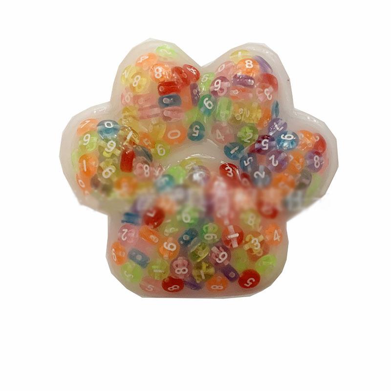 Press Big Cat Paw Skin Picking Fidgeting Toys Silicone Skin Picking Relaxation Tactile Toys For Kids Adults Relaxation Gift