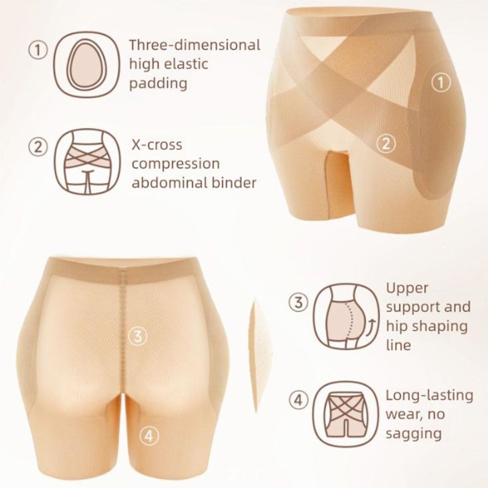 Breathable Shaping Underwear High Waisted Hip Belly Panties