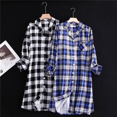 Women's Cotton Velour Suit Collar Long Dress - Warm & Casual for Autumn/Winter