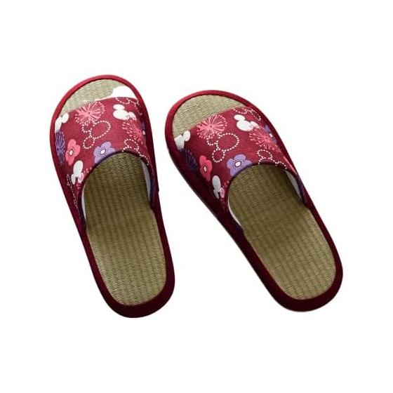 [Belle Maison] Disney Rush Slippers Indoor Plump Urethane Slippers Mickey Motif (Fireworks) L