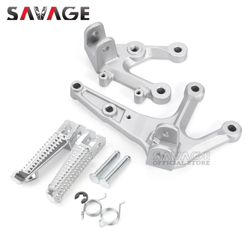 2022 Front Footrest Foot Peg Pedal For YAMAHA YZF R25 R3 MT25 MT03 2014-2023 Motorcycle Left Right Bracket YZFR25