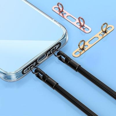 Doppel-Schnallen-Dichtungs-Handy-Lanyard-Clip-Patch Handy-Lanyard-Patch für Mobiltelefon
